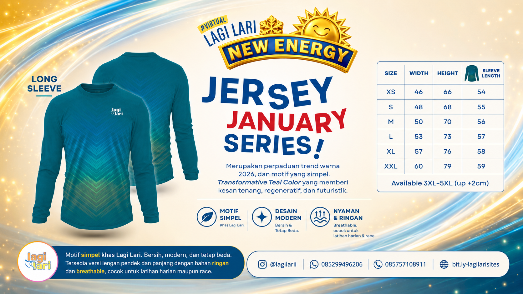 Lagi Lari New Energy – Jersey January Series