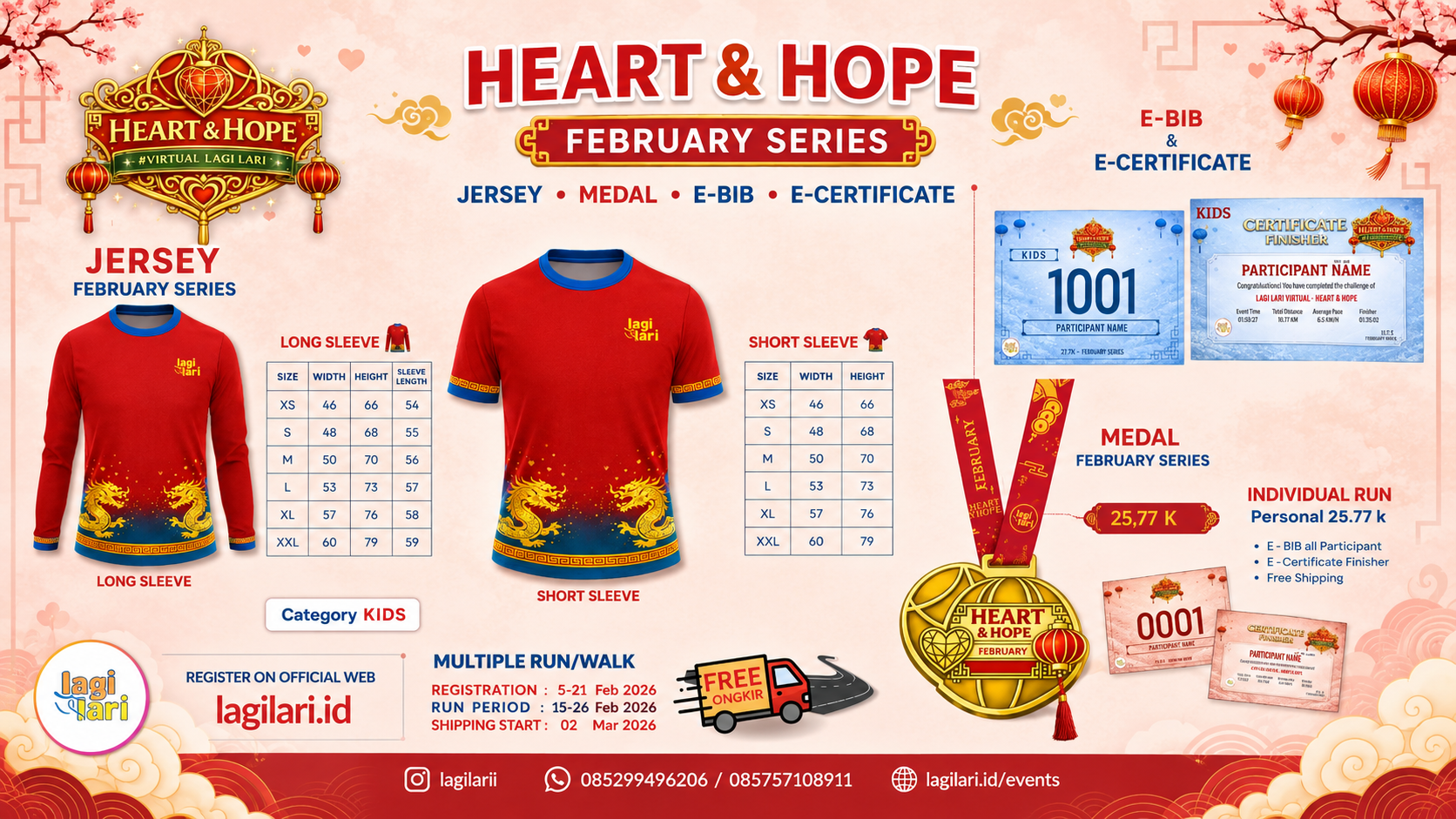 Heart & Hope – February Series Virtual Run/Walk 2026